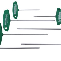 7-PC T-HANDLE TORX SET T9-T10-T15--WIHA TOOLS*817*-817-36492