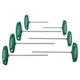 7-PC T-HANDLE TORX SET T9-T10-T15--WIHA TOOLS*817*-817-36492