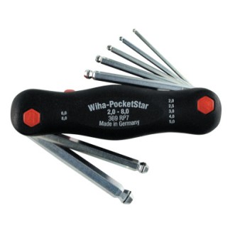 7 PC. MAGICRING METRIC POCKET STAR FOLD OUT-WIHA TOOLS*817*-817-36996
