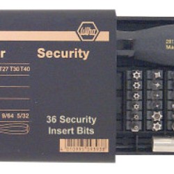 39 PC. SECURITY BITS COLLECTOR SET-WIHA TOOLS*817*-817-71990