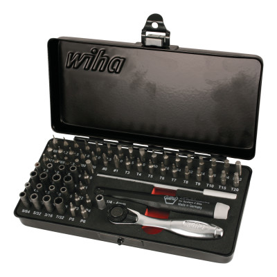 RATCHET  72 T  SYSTEM 4MICRO BIT SET-WIHA TOOLS*817*-817-75965