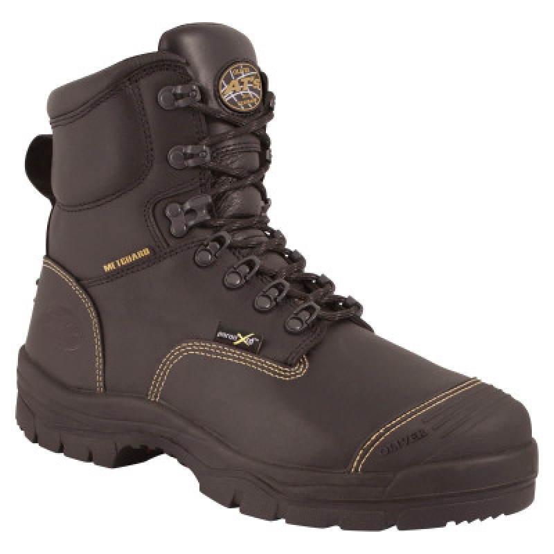 LIQUID RESISTLEATHER 6"(150 MM)  STEEL TOE-HONEYWELL-SPERI-821-55246-BLK060