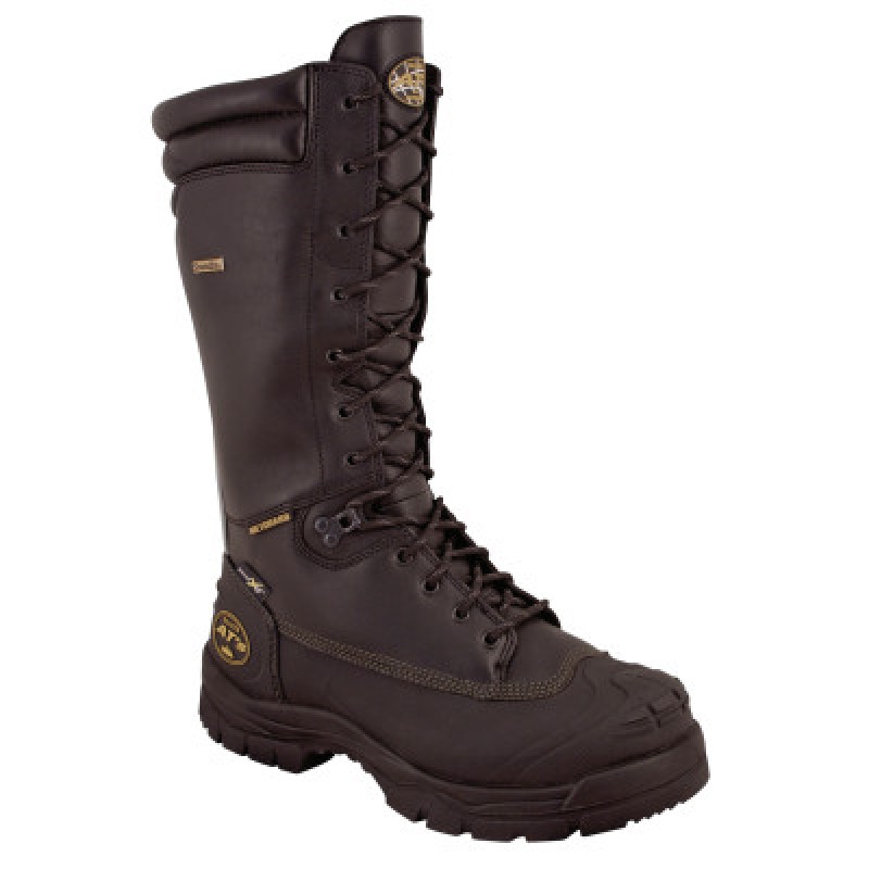 LIQ RESIST LEATHER LINER14" STEEL TOE  PORON XRD-HONEYWELL-SPERI-821-65691-BLK075