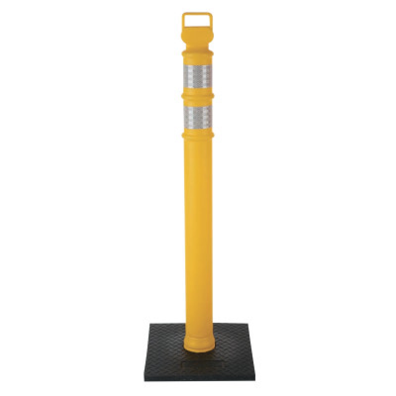 YELLOW DELINEATOR POST W/10LB BASE PACK-CORTINA TOOL &-831-03-747YRBC