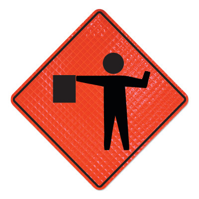 36" SUPER BRIGHT - FLAGGER SYMBOL-CORTINA TOOL &-831-07-800-3024-L