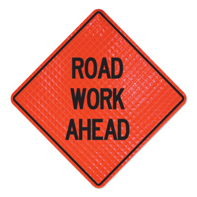 36" SUPER BRIGHT - ROADWORK AHEAD-CORTINA TOOL &-831-07-800-3037-L