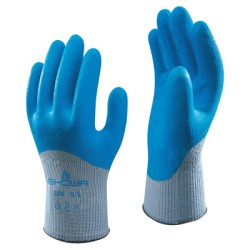 DISPOSE- NATURAL RUBBERPALM & KNUCKL DZ12-SHOWA BEST GLOV-845-305L-09