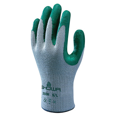 DISPOSE NITRILE-COATED-PALM DIPPED-  DZ12-SHOWA BEST GLOV-845-350M-08