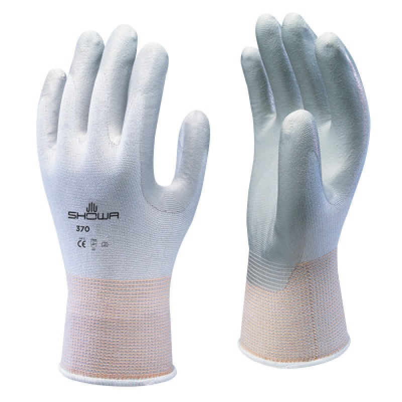 DISPOSE NITRILE-COATED-PALM DIPPED-  DZ12-SHOWA BEST GLOV-845-370WM-07