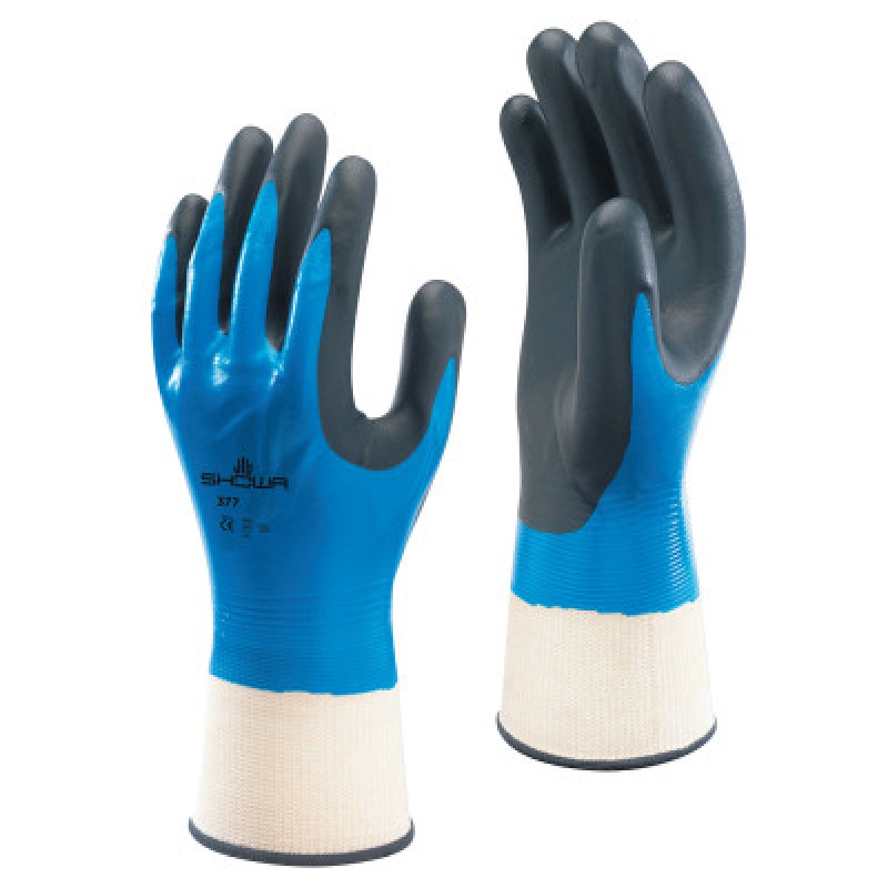 DISPOSE FULL NITRILE BLUE UNDERCOATIN DZ6-SHOWA BEST GLOV-845-377M-07