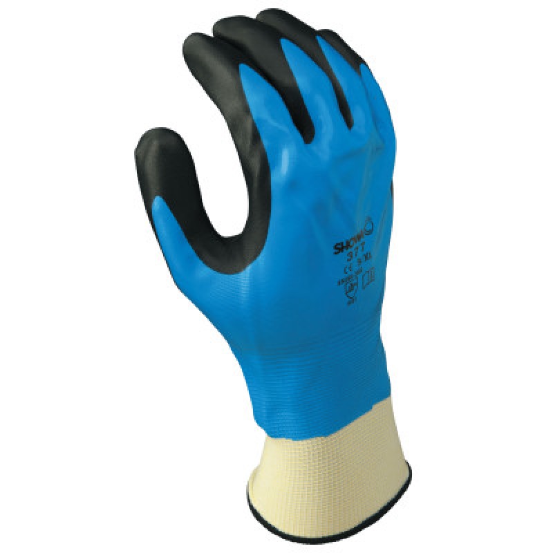 DISPOSE FULL NITRILE BLUE UNDERCOATI DZ6-SHOWA BEST GLOV-845-377XL-09
