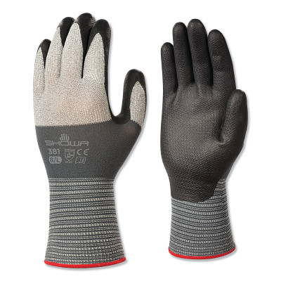 SHOWA 381/ NITRILE PALMCOATED GLOVE-SHOWA BEST GLOV-845-381XL-09