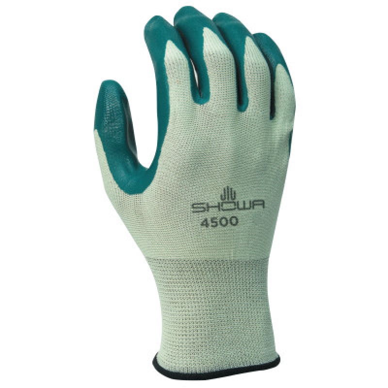 DISPOSE- NITRILE-COATEDPALM-DIPPED-  DZ6-SHOWA BEST GLOV-845-4500-08
