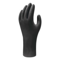 NITRILE UNSUPPORT BIO-DEGRADABLE DISP; BLK L-SHOWA BEST GLOV-845-6112PFL