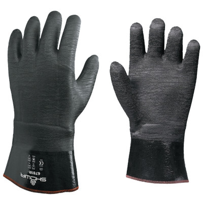 DISP LLY COATED NEOPRENE- 12" GAUNTLET DZ3-SHOWA BEST GLOV-845-6781R-10