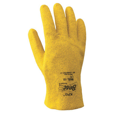 DISPOSE PVC FULLY COATED- YELLOW- SEA DZ6-SHOWA BEST GLOV-845-960S-08