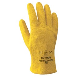 DISPOSE PVC FULLY COATED- YELLOW- SEA DZ6-SHOWA BEST GLOV-845-960M-09