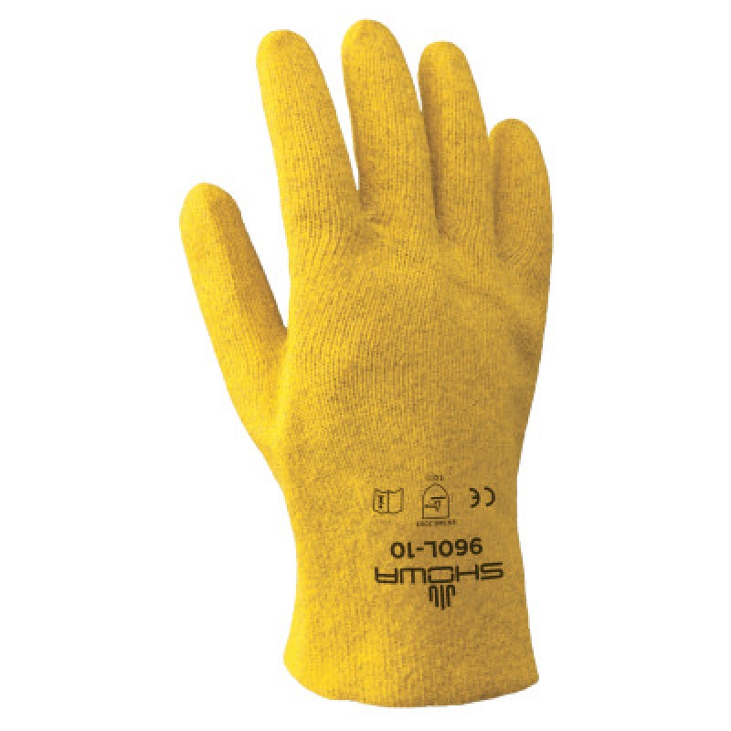 DISPOSE PVC FULLY COATED- YELLOW- SEA DZ6-SHOWA BEST GLOV-845-960M-09