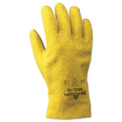 DISPOSE PVC FULLY COATED- YELLOW- JER DZ6-SHOWA BEST GLOV-845-962M-09