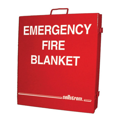 EMER FIRE BLANKET W/ METAL STORAGE CAB 1 000F-SUREWERX USA IN-851-S97457
