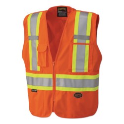 6935AU ORANGE ZIP VEST BREAK-SUREWERX USA IN-852-V1021150U-2XL