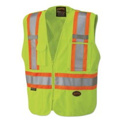 6936AU GREEN ZIP VEST BREAK-SUREWERX USA IN-852-V1021260U-2XL
