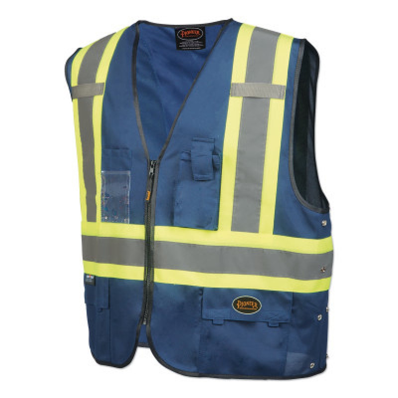 134NAU NAVY SOLID VEST L/XL-SUREWERX USA IN-852-V1021580U-L/XL