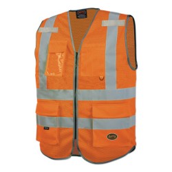 6960U ORANGE MESH MULTIPOCKET-SUREWERX USA IN-852-V1024850U-2XL