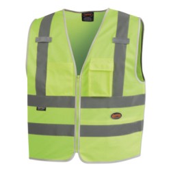 6856U GREEN SAFETY TRICOT VEST-SUREWERX USA IN-852-V1025160U-2XL