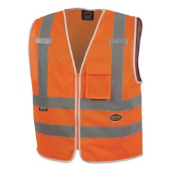 6853U ORANGE SAFETY MESHVEST-SUREWERX USA IN-852-V1025250U-2XL