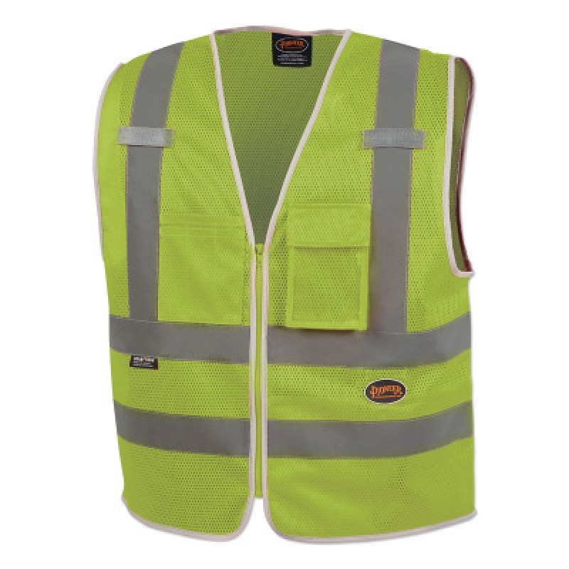 6854U GREEN SAFETY MESHVEST-SUREWERX USA IN-852-V1025260U-M