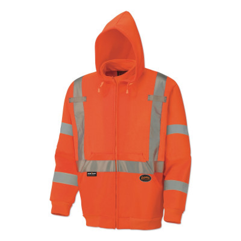 6924AU ORANGE FLEECE HOODIE-SUREWERX USA IN-852-V1060351U-3XL
