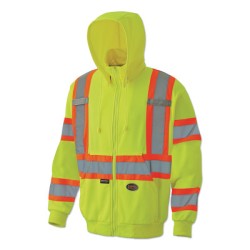 6941U HV Y/G FLEECE HOODIE 2XL-SUREWERX USA IN-852-V1060560U-2XL