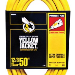 50' 12/3 YELLOWJACKET EXT.CORD-COLEMAN CABLE-860-2884