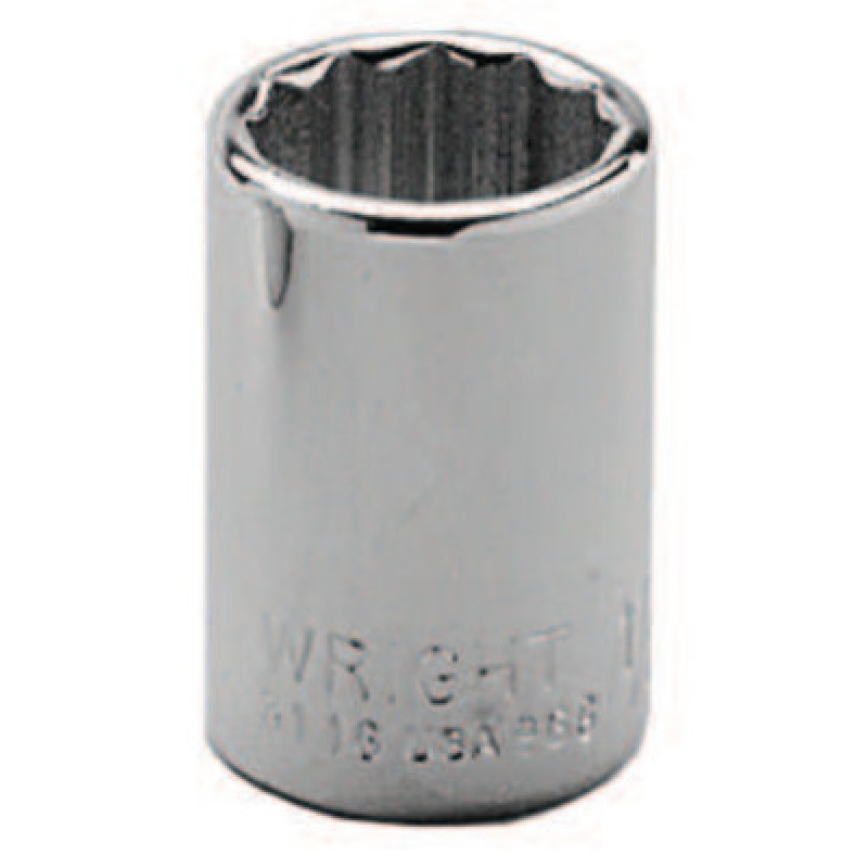 9/16" 3/8"DR 12PT STD SOCKET-WRIGHT TOOL ***-875-3118