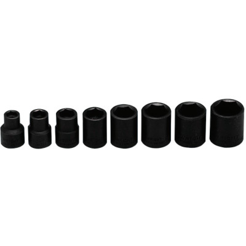 3/8" DR 8 PC IMPACT TRAYSET 5/16" - 3/4-WRIGHT TOOL ***-875-313