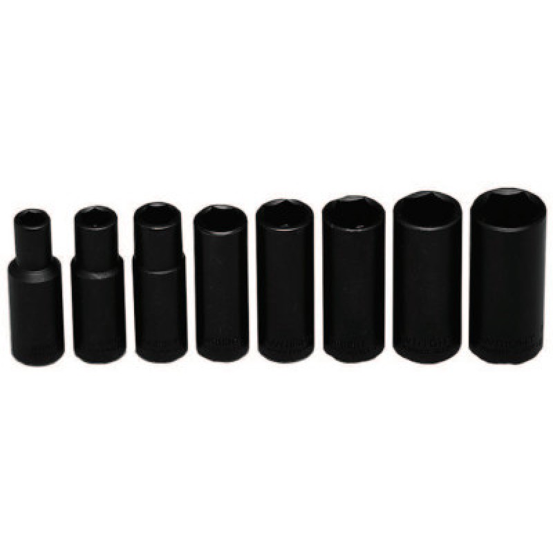 3/8" DR 8 PC DEEP IMPACTTRAY SET 5/16" --WRIGHT TOOL ***-875-314