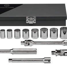 13PC. 3/8"DR. SOCKET TOOL SET 12-POINT ST-WRIGHT TOOL ***-875-330