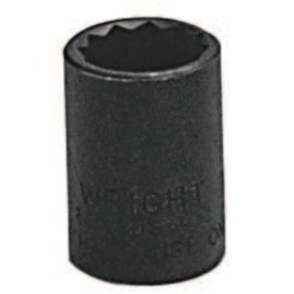 1/2" 3/8DR STANDARD SOCKET 12 PT.-WRIGHT TOOL ***-875-33116