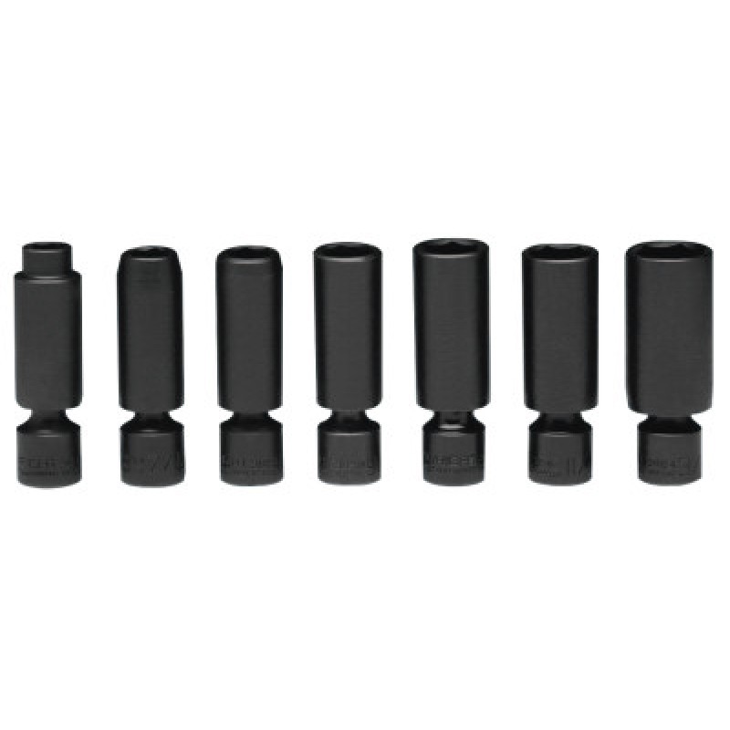 7-PC. 3/8DR. DEEP UNIVERSAL POWER SOCKET SET-WRIGHT TOOL ***-875-333