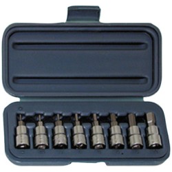 8PC. 3/8"DR. METRIC ALLEN BIT SET-WRIGHT TOOL ***-875-353