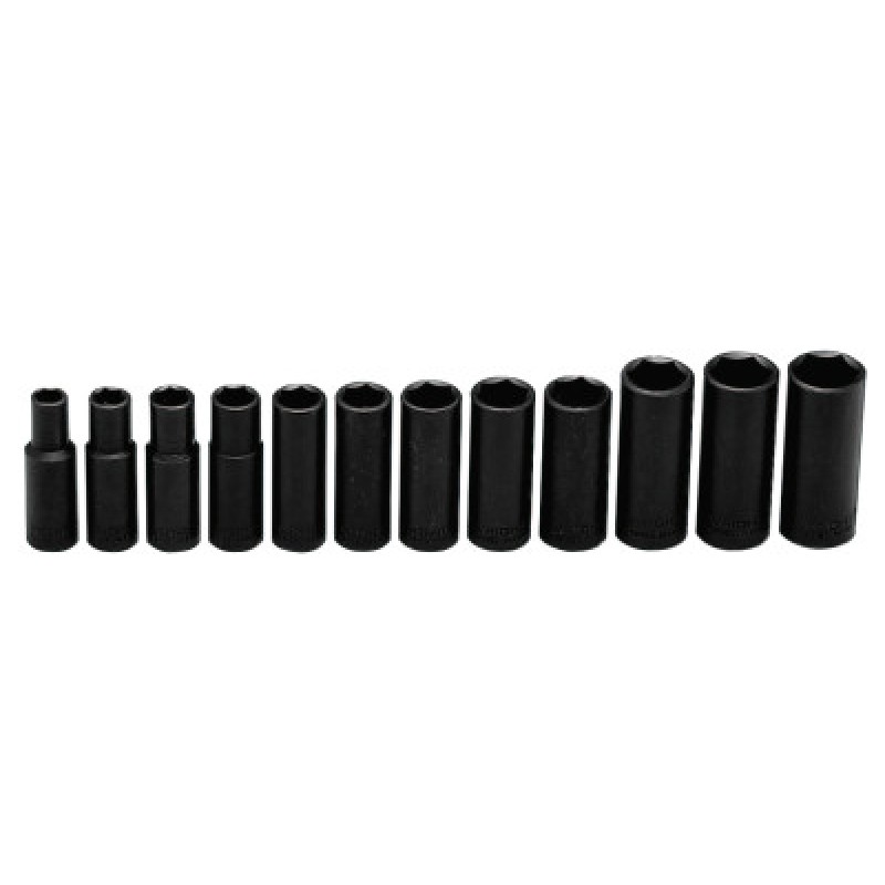 3/8"DR 12PC IMPACT METRIC SOCKET SET-WRIGHT TOOL ***-875-357