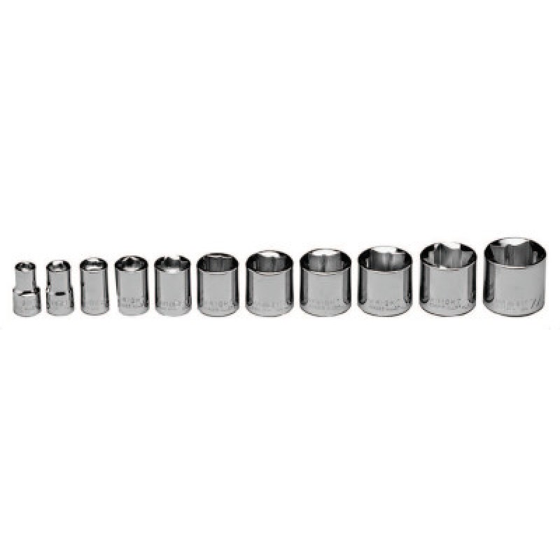 11PC 3/8DR SPECIAL 8 POINT STANDARD TR-WRIGHT TOOL ***-875-379