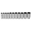 1/2"DR 11PC 12PT DEEP SOCKET SET 1/2" --WRIGHT TOOL ***-875-402