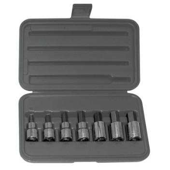 7-PC. 1/2DR. HEX BITSOCKET SET-WRIGHT TOOL ***-875-405