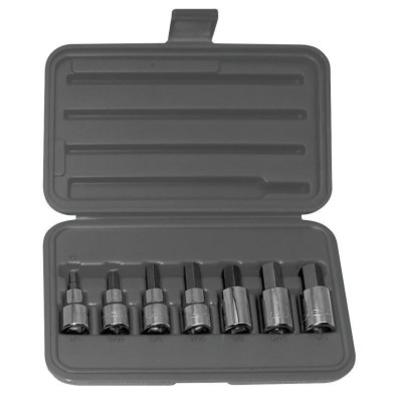 7-PC. 1/2DR. HEX BITSOCKET SET-WRIGHT TOOL ***-875-405