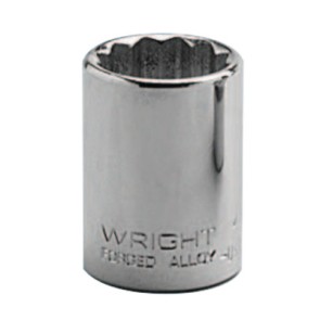 3/8" 1/2"DR 6PT STD SOCKET-WRIGHT TOOL ***-875-4112