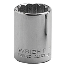 3/4" 1/2"DR 12PT STD SOCKET-WRIGHT TOOL ***-875-4124