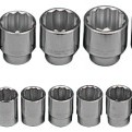 24-PC. 3/4"DR. STANDARD/METRIC 12-PT SOCKE-WRIGHT TOOL ***-875-624