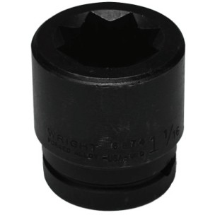 1-1/16" 3/4"DR 8PT. DOUBLE SQUARE IMPACT RAIL-WRIGHT TOOL ***-875-6874